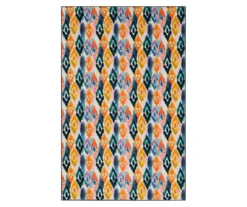 Mohawk Home Watercolor Ikat Dark Orange Area Rug -DHP Sales Store 810601232 A0 1