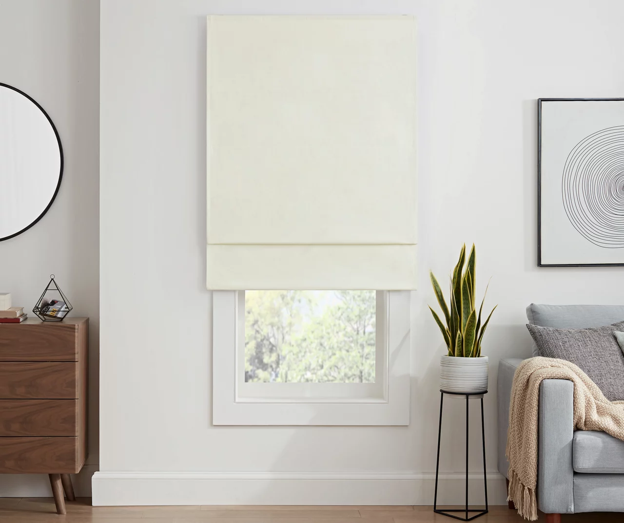 Eclipse Kylie Ivory Blackout Roman Shade 3 Eclipse Kylie Ivory Blackout Roman Shade