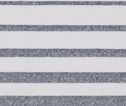 Amari White & Navy Stripe Light-Filtering Rod Pocket Curtain Panel, (95") -DHP Sales Store 810605558 810605559 810605560 A8 5 1