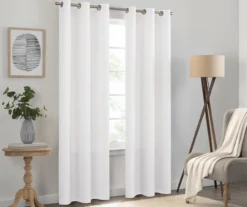 Kendall White Blackout Grommet Curtain Panel, (63") -DHP Sales Store 810605561 810605562 810605563 A8 2