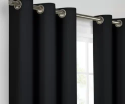 Kendall Black Blackout Grommet Curtain Panel, (63") 13 Kendall Black Blackout Grommet Curtain Panel, (63") -DHP Sales Store 810605592 810605593 810605594 A8 4 1