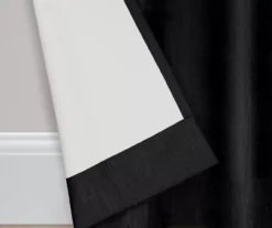 Kendall Black Blackout Grommet Curtain Panel, (63") 15 Kendall Black Blackout Grommet Curtain Panel, (63") -DHP Sales Store 810605592 810605593 810605594 A8 6 1