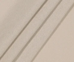 Lucinda Beige Light-Filtering Ring-Top Valance, (95") -DHP Sales Store 810605632 810605633 810605634 810605635 A8 4 2