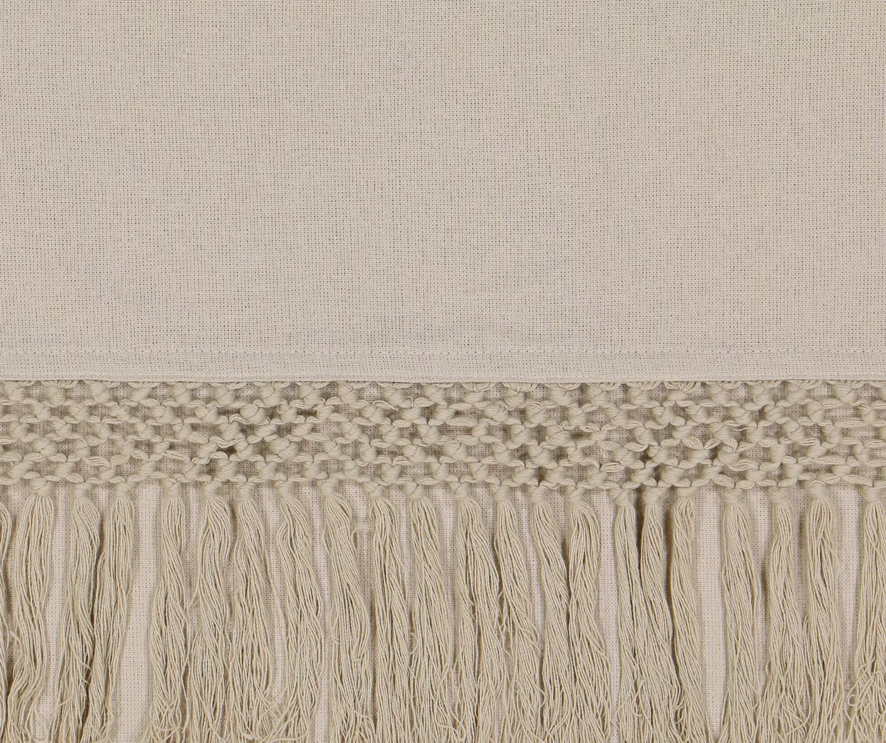 Lucinda Beige Light-Filtering Ring-Top Valance, (108") 11 Lucinda Beige Light-Filtering Ring-Top Valance, (108") - Image 9