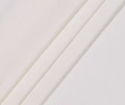 Lucinda Ivory Light-Filtering Ring-Top Valance, (108") -DHP Sales Store 810605640 810605641 810605642 810605643 A8 3 3