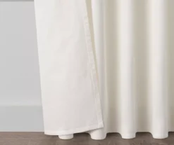 Lucinda Ivory Light-Filtering Ring-Top Valance, (108") -DHP Sales Store 810605640 810605641 810605642 810605643 A8 4 3
