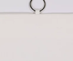 Lucinda Ivory Light-Filtering Ring-Top Valance, (108") -DHP Sales Store 810605640 810605641 810605642 810605643 A8 6 3
