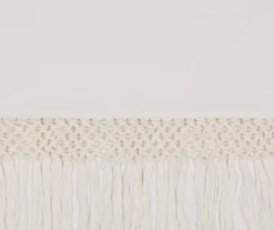 Lucinda Ivory Light-Filtering Ring-Top Valance, (63") -DHP Sales Store 810605640 810605641 810605642 810605643 A8 7