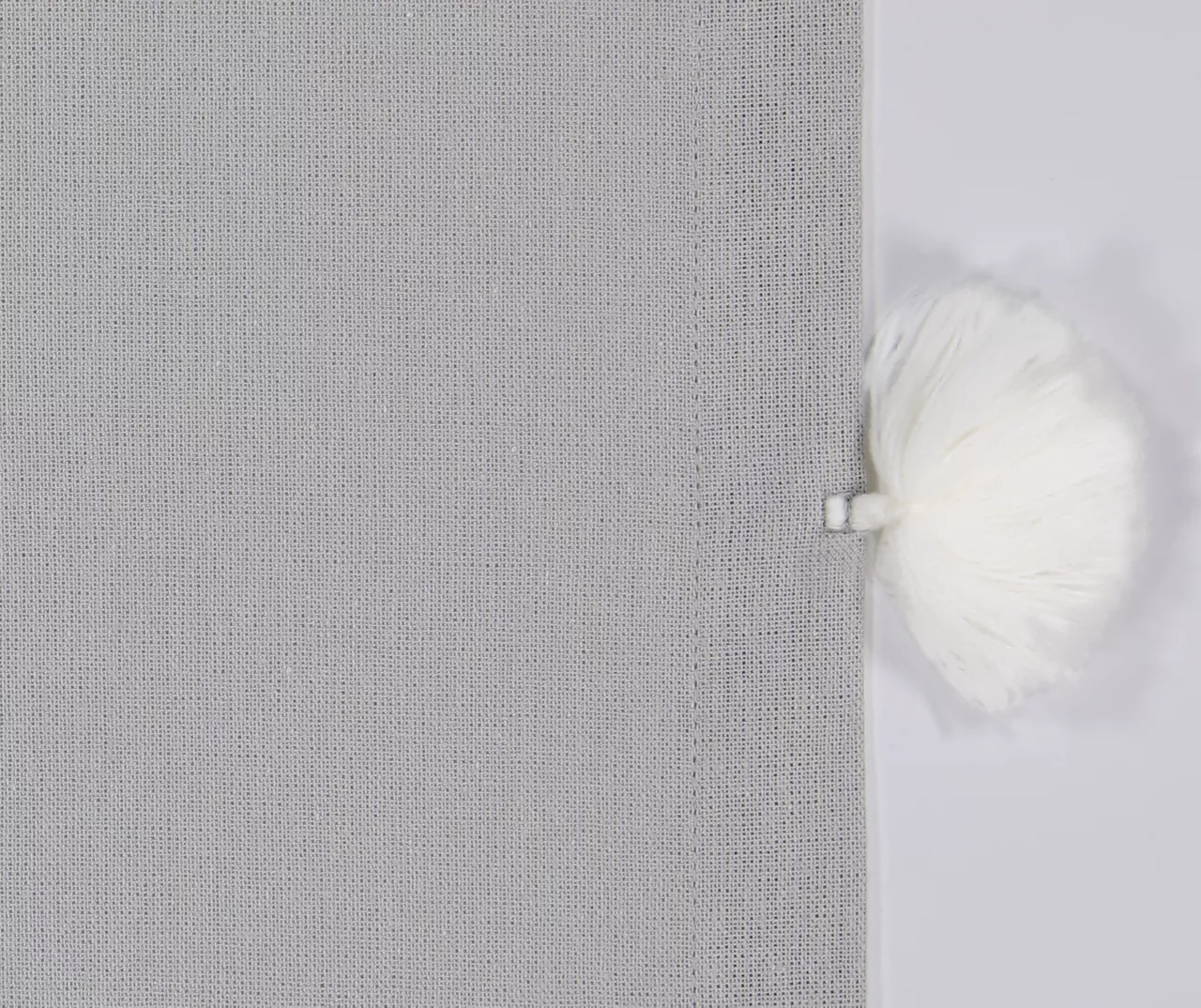 Ardmore Gray Tassel-Accent Light-Filtering Rod Pocket Curtain Panel, (95") 11 Ardmore Gray Tassel-Accent Light-Filtering Rod Pocket Curtain Panel, (95") - Image 9