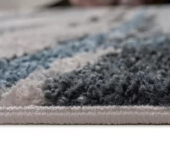 Karly Blue & Gray Watercolor Abstract Stripe Runner Rug, (2.5' X 7.4') 18 Karly Blue & Gray Watercolor Abstract Stripe Runner Rug, (2.5' X 7.4') -DHP Sales Store 810608531 A8 5