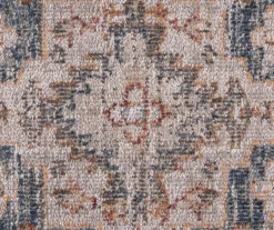 Larissa Orange & Navy Distressed Medallion Area Rug -DHP Sales Store 810608557 810608559 810608560 A8 10
