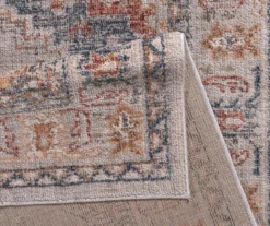 Larissa Orange & Navy Distressed Medallion Area Rug -DHP Sales Store 810608557 810608559 810608560 A8 9