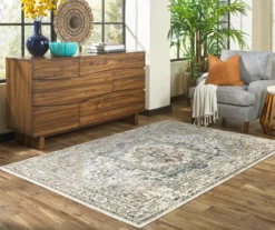 Gray & Blue Medallion Area Rug & Runner Set -DHP Sales Store 810609160 B0 9