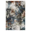 Blue & Brown Abstract Area Rug & Runner Set -DHP Sales Store 810609251 A0 1