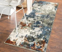 Blue & Brown Abstract Area Rug & Runner Set -DHP Sales Store 810609251 B0 10