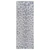My Magic Carpet Miya Gray & White Leopard Print Washable Runner Rug, (2.5' X 7') 2 My Magic Carpet Miya Gray & White Leopard Print Washable Runner Rug, (2.5' X 7') -DHP Sales Store 810615290 A0 1