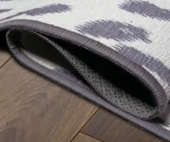 My Magic Carpet Miya Gray & White Leopard Print Washable Runner Rug, (2.5' X 7') 13 My Magic Carpet Miya Gray & White Leopard Print Washable Runner Rug, (2.5' X 7') -DHP Sales Store 810615290 A8 3