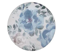 My Magic Carpet Sasha Blue & Cream Floral Washable Area Rug -DHP Sales Store 810615376 A0 1