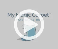 My Magic Carpet Sasha Blue & Cream Floral Washable Runner Rug, (2.5' X 7') 19 My Magic Carpet Sasha Blue & Cream Floral Washable Runner Rug, (2.5' X 7') -DHP Sales Store 810615377 810615379 810615380 99 1