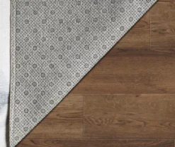 My Magic Carpet Sasha Blue & Cream Floral Washable Area Rug -DHP Sales Store 810615379 A5 4