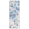 My Magic Carpet Sasha Blue & Cream Floral Washable Runner Rug, (2.5' X 7') -DHP Sales Store 810615380 A0 1 1