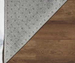 My Magic Carpet Sasha Blue & Cream Floral Washable Area Rug -DHP Sales Store 810615380 A5 4