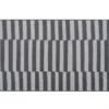 My Magic Carpet Tratti Black & Cream Offset Stripe Washable Area Rug, (5' X 7') -DHP Sales Store 810615381 A0 1