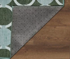 My Magic Carpet Dula Dark Sage Green Circle Washable Runner Rug, (2.5' X 7') -DHP Sales Store 810615391 A5 4