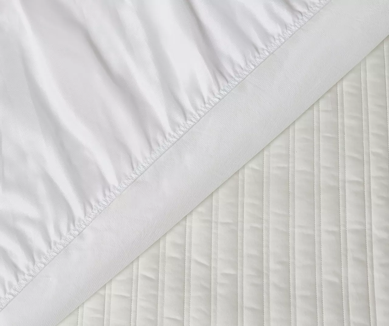 White Microfiber Waterproof Mattress Pad 9 White Microfiber Waterproof Mattress Pad - Image 7