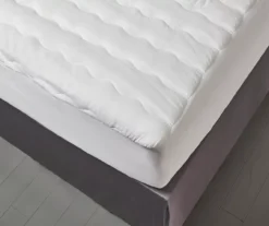 White Microfiber Waterproof Mattress Pad 27 White Microfiber Waterproof Mattress Pad -DHP Sales Store 810617431 A8 3