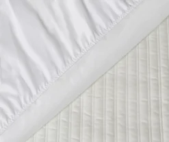 White Microfiber Waterproof Mattress Pad 34 White Microfiber Waterproof Mattress Pad -DHP Sales Store 810617435 A8 2