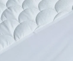 White Dot Scallop-Quilt 350-Thread Count Waterpoof Mattress Pad -DHP Sales Store 810617479 A8 4