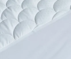 White Dot Scallop-Quilt 350-Thread Count Waterpoof Mattress Pad -DHP Sales Store 810617480 A8 5