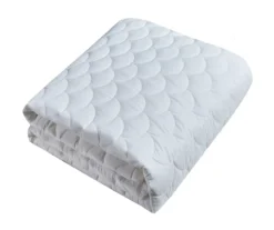 White Dot Scallop-Quilt 350-Thread Count Waterpoof Mattress Pad -DHP Sales Store 810617481 A8 1