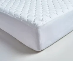 White Dot Scallop-Quilt 350-Thread Count Waterpoof Mattress Pad -DHP Sales Store 810617481 A8 2