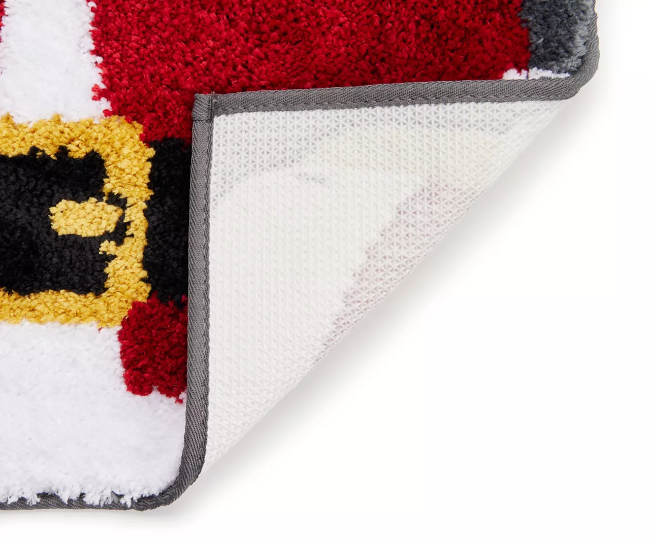 Red & Gray Santa Toilet Topper & Contour Rug Set 5 Red & Gray Santa Toilet Topper & Contour Rug Set - Image 3