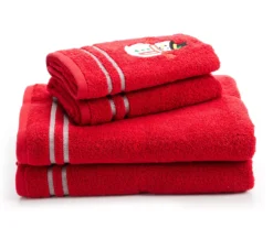 Savvy Red Snowman 4-Piece Towel Set -DHP Sales Store 810619382 A0 1