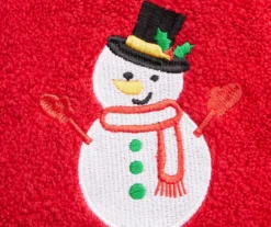 Savvy Red Snowman 4-Piece Towel Set -DHP Sales Store 810619382 A8 2