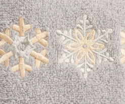 Alloy Gray Snowflake 4-Piece Towel Set -DHP Sales Store 810619383 A8 2