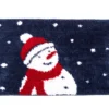 Santa's Workshop Navy Snowman Bath Rug 1 Santa's Workshop Navy Snowman Bath Rug -DHP Sales Store 810619818 A0