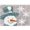 Frosted Forest Gray Snowman Bath Rug -DHP Sales Store 810619836 A0