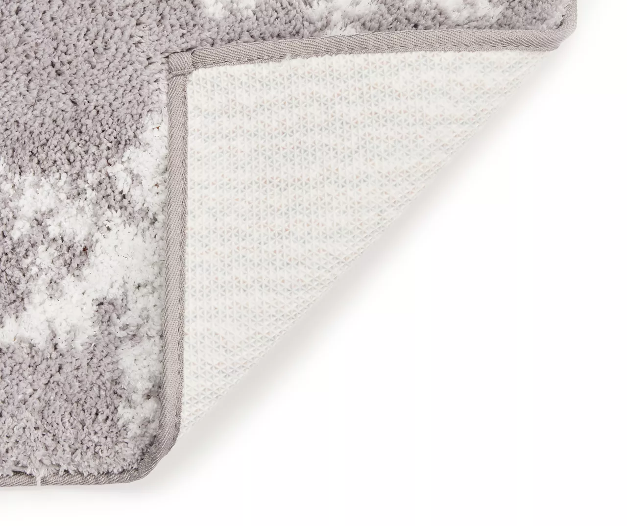 Frosted Forest Gray Snowman Bath Rug 5 Frosted Forest Gray Snowman Bath Rug - Image 3