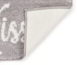 Frosted Forest "Snowflake Kisses" Gray Bath Rug -DHP Sales Store 810619837 A8 2