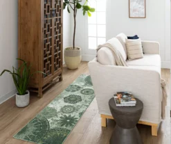 Caravan Gray Medallion Runner Rug, (2' X 8') -DHP Sales Store 810620430 A0 3 1