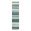 Rainbow Blue Stripe Runner Rug, (2' X 5') -DHP Sales Store 810620452 A0 1