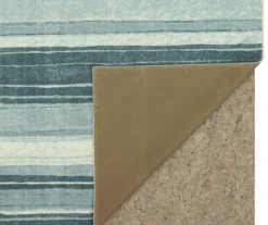 Rainbow Blue Stripe Runner Rug, (2' X 5') -DHP Sales Store 810620452 A8 2