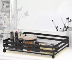 Brookstone 2-Bar Mirrored Vanity Tray -DHP Sales Store 810625044 B0 2