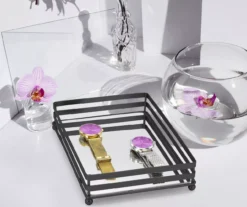 Brookstone 2-Bar Mirrored Vanity Tray -DHP Sales Store 810625044 B0 4