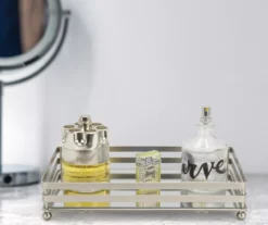 Brookstone 2-Bar Mirrored Vanity Tray -DHP Sales Store 810625045 B0 3