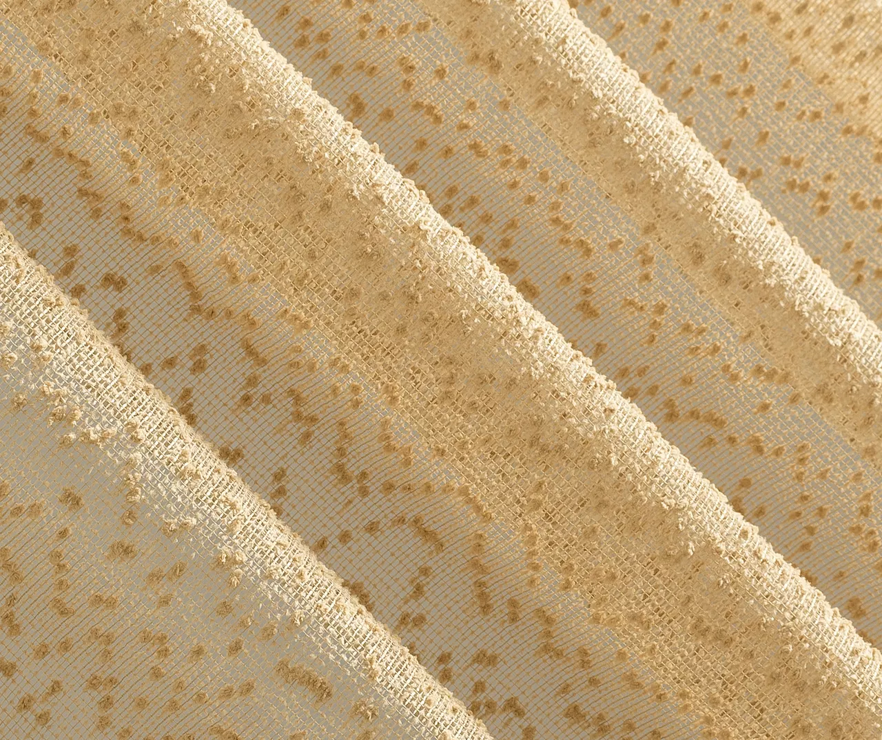 Tinsley Gold Boucle Light-Filtering Rod Pocket Curtain Panel, (84") 8 Tinsley Gold Boucle Light-Filtering Rod Pocket Curtain Panel, (84") - Image 6